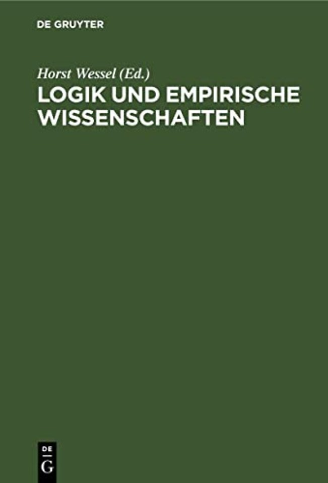 Logik und empirische Wissenschaften – Beiträge deutscher und sowjetischer Philosophen und Logiker