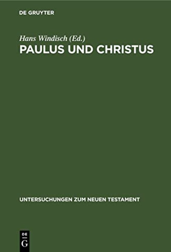 Paulus Und Christus