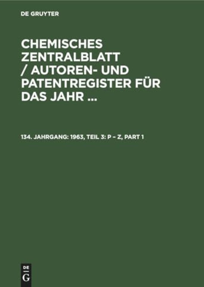 1963, Teil 3: P – Z