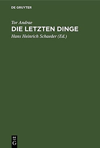 Die letzten Dinge