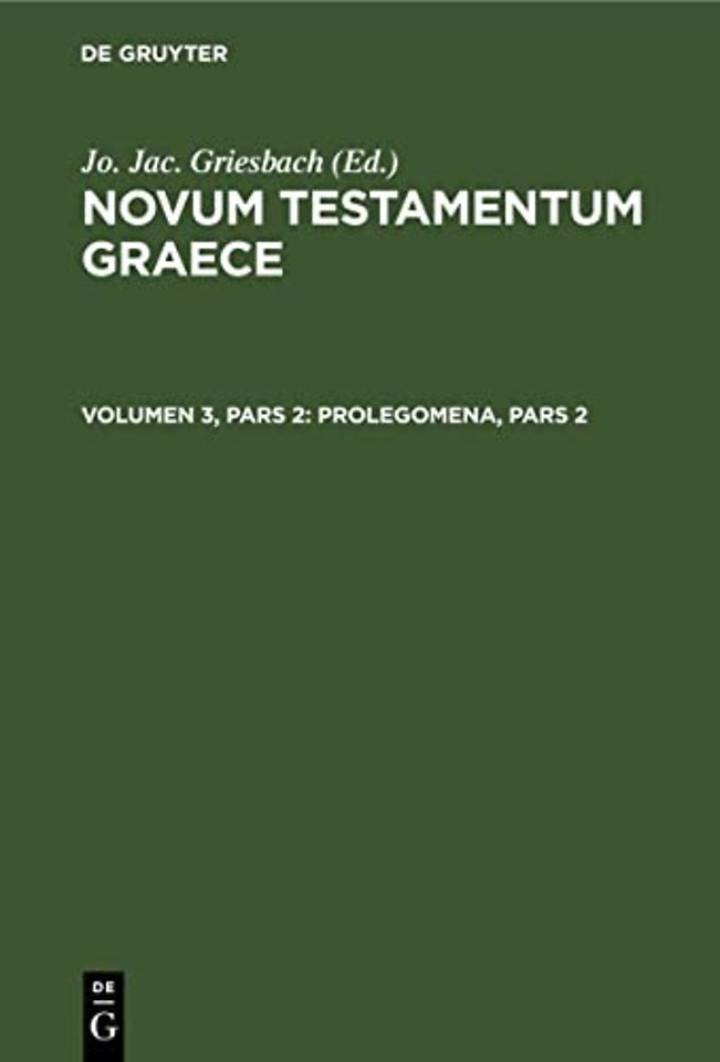 Prolegomena, Pars 2