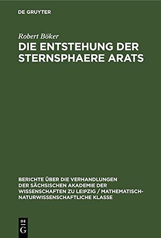 Die Entstehung der Sternsphaere Arats