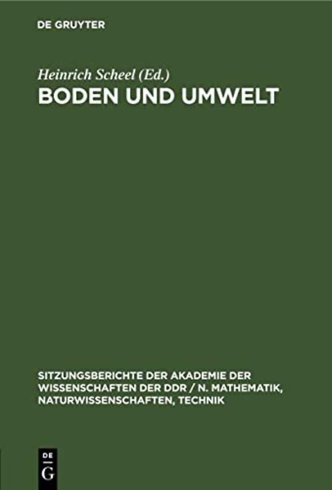 Boden Und Umwelt