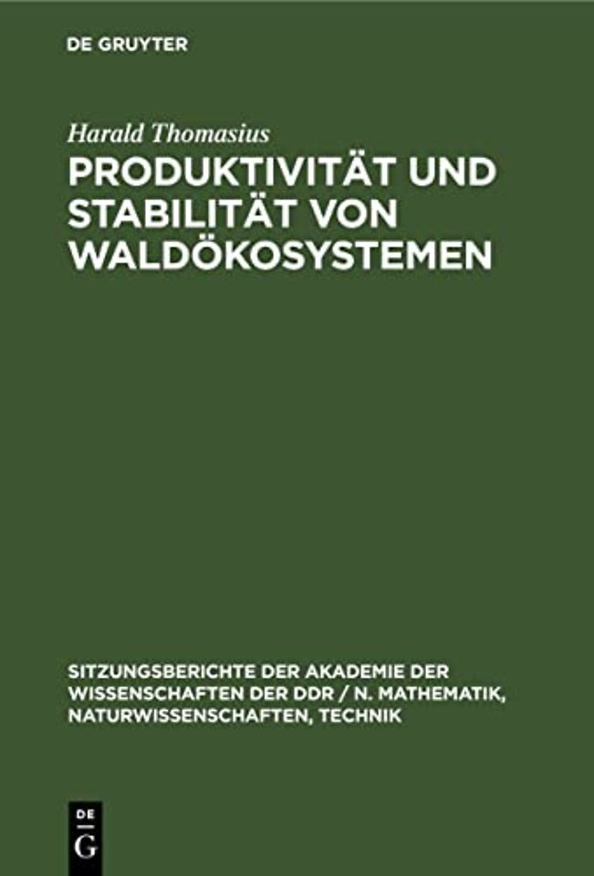 Produktivität und Stabilität von Waldökosystemen