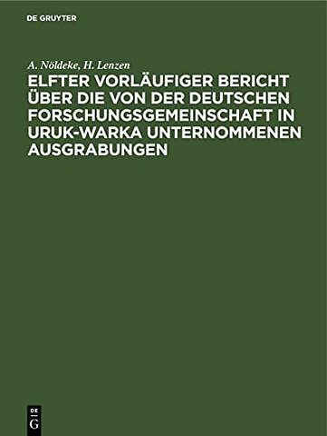 Elfter vorläufiger Bericht über die von der Deut – Einzelausgabe
