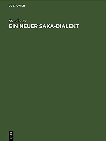 Ein neuer Saka–Dialekt