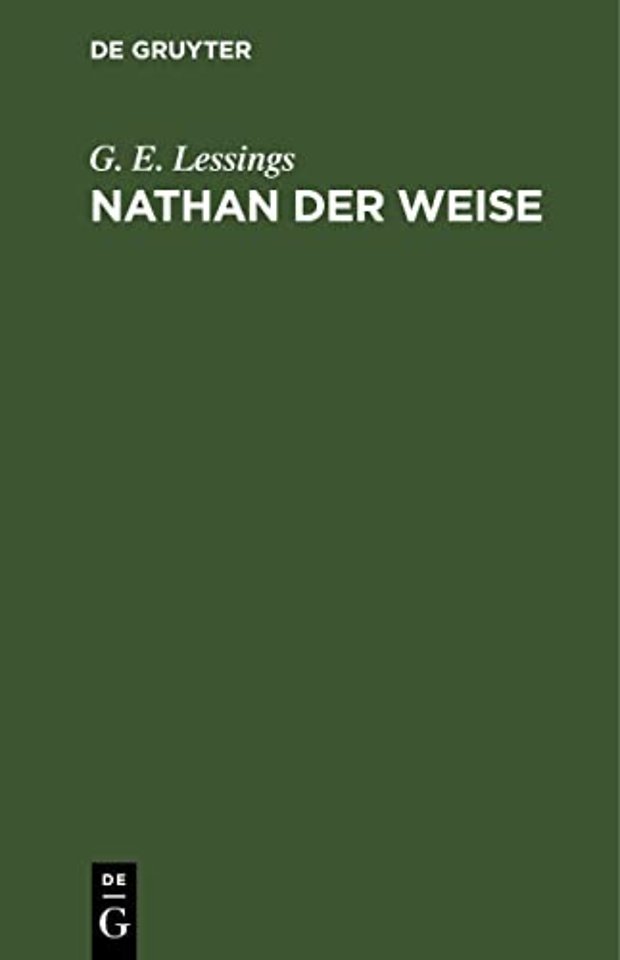 Nathan Der Weise