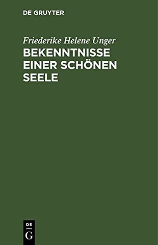 Bekenntnisse einer schönen Seele – Von ihr selbst geschrieben