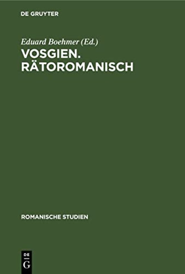 Vosgien. Ratoromanisch