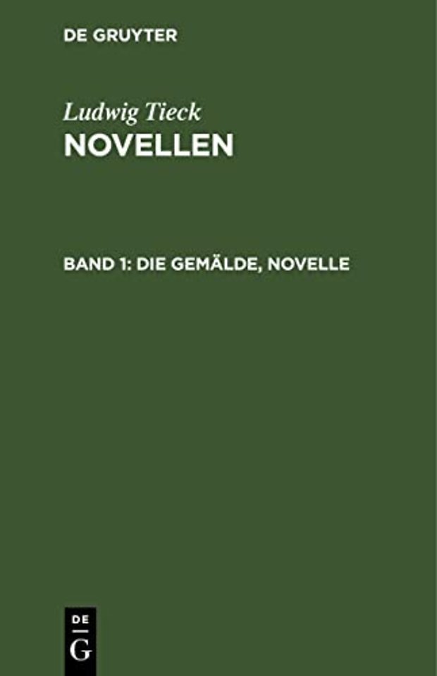 Die Gemalde, Novelle