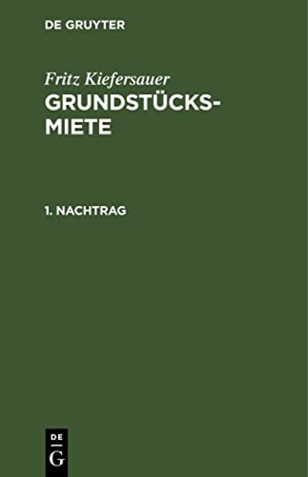 Nachtrag 1.