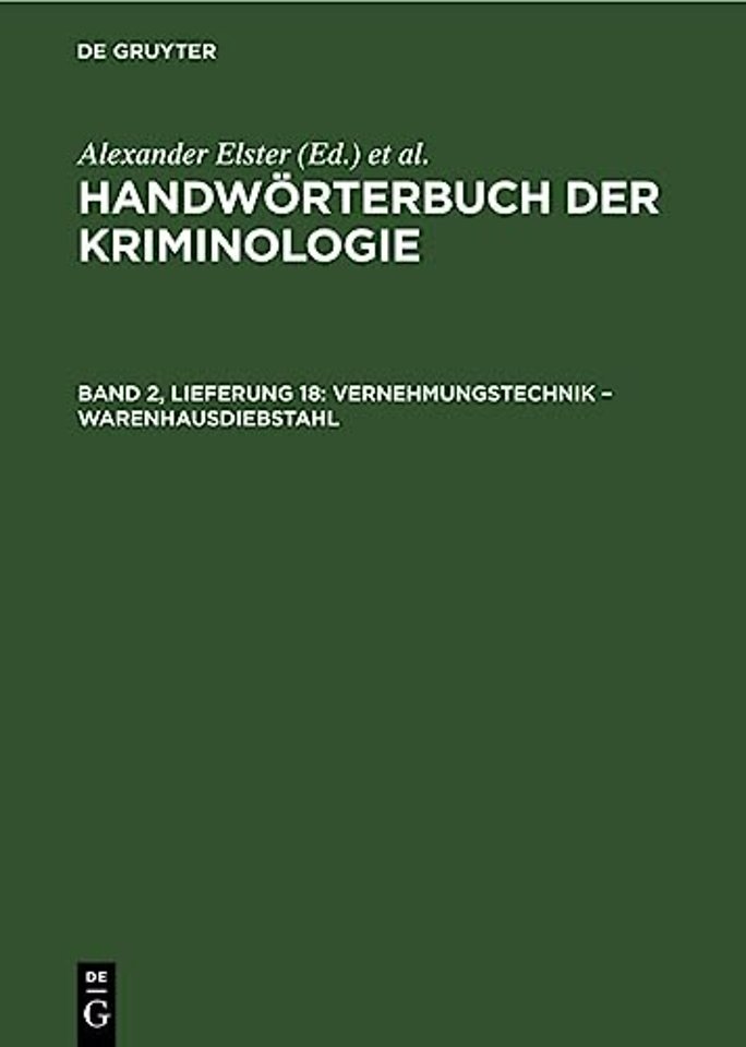 Vernehmungstechnik – Warenhausdiebstahl