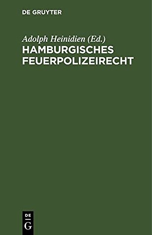 Hamburgisches Feuerpolizeirecht – Sonderteil: Der Hafen von Hamburg