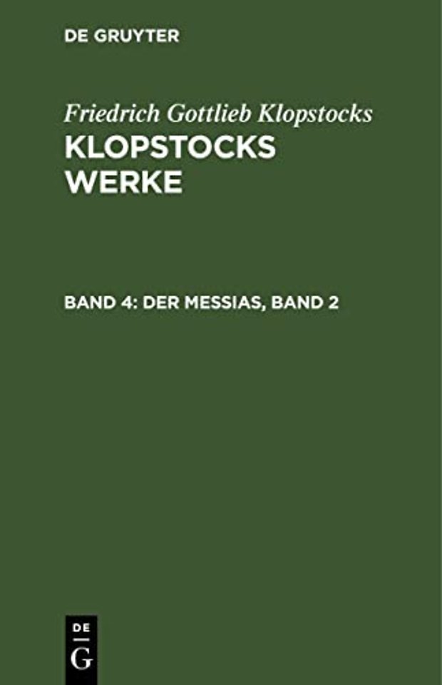 Der Messias, Band 2