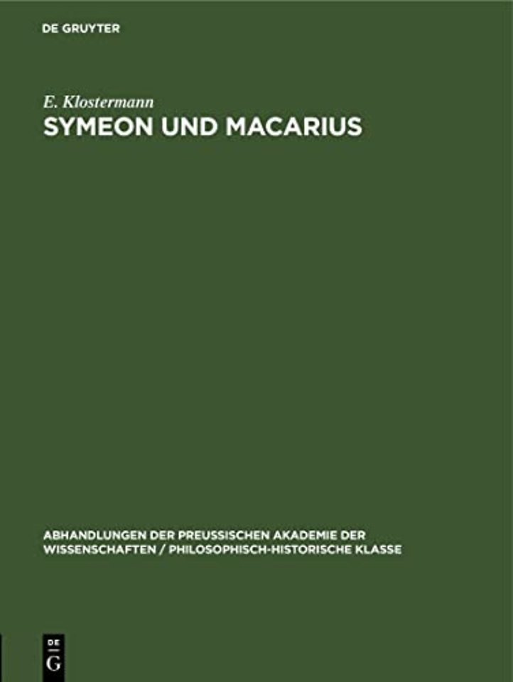 Symeon Und Macarius