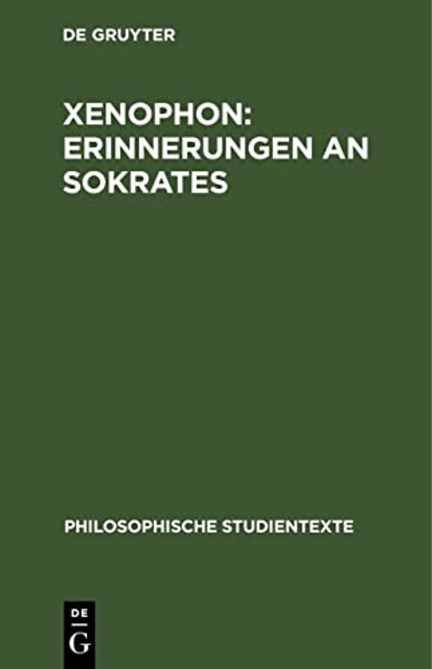 Xenophon: Erinnerungen an Sokrates