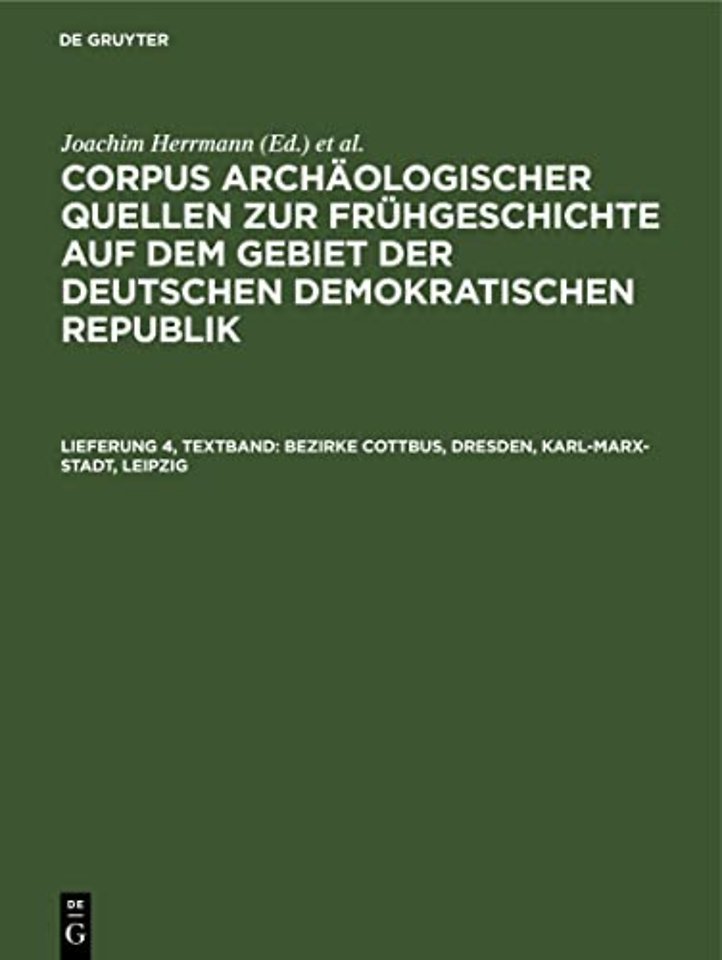 Bezirke Cottbus, Dresden, Karl–Marx–Stadt, Leipzig