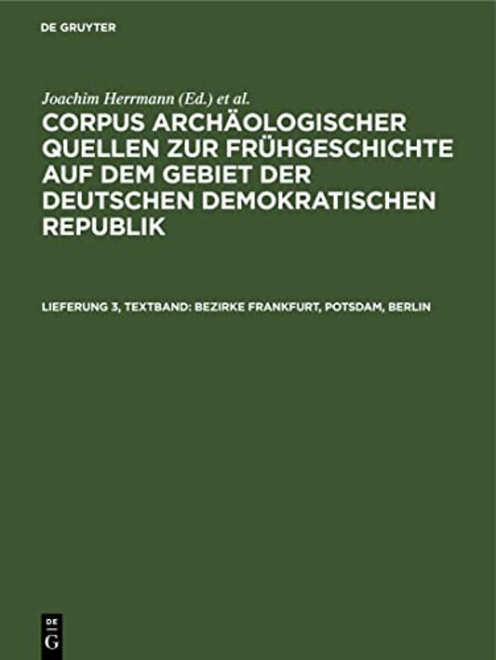 Bezirke Frankfurt, Potsdam, Berlin