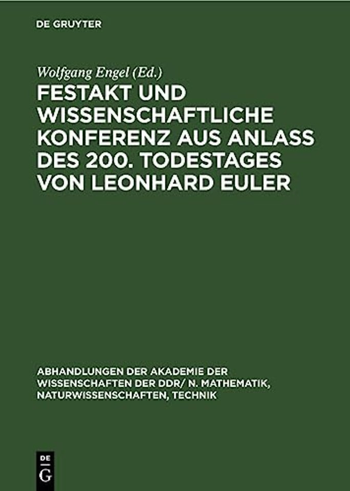 Festakt und Wissenschaftliche Konferenz aus Anla – 15./16. September 1983 in Berlin