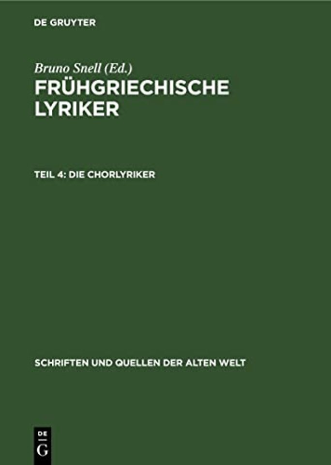 Die Chorlyriker