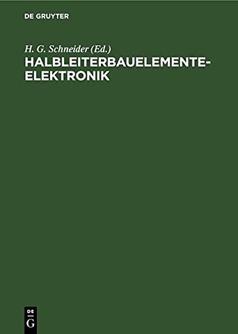 Halbleiterbauelementeelektronik – Ausgewählte Beiträge