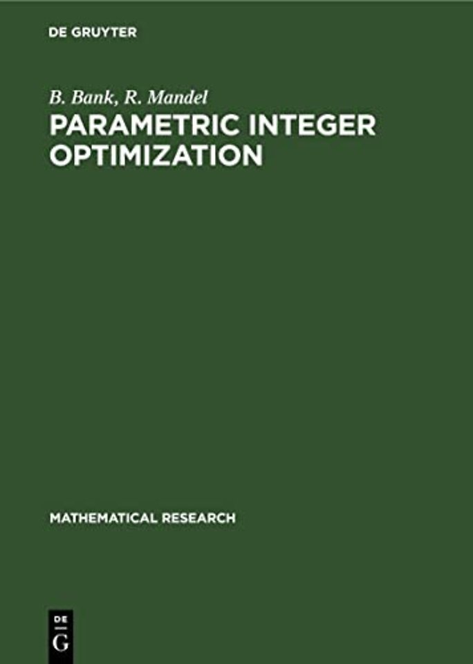 Parametric Integer Optimization