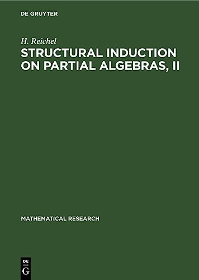 Structural Induction on Partial Algebras, II