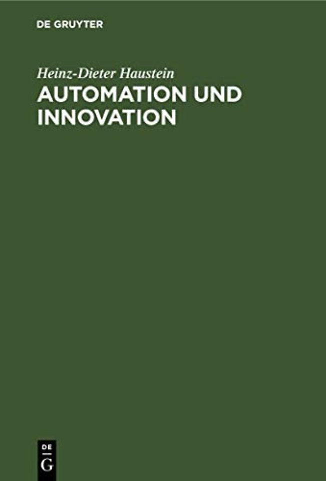 Automation Und Innovation