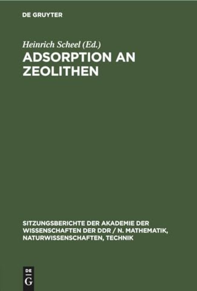 Adsorption an Zeolithen