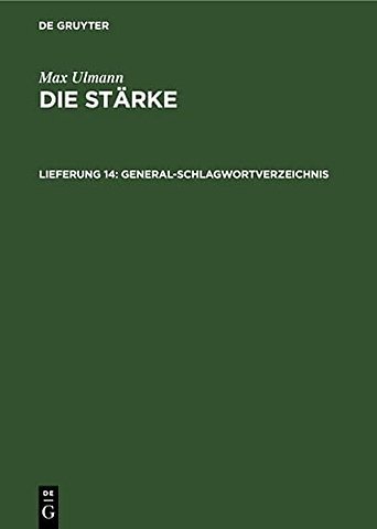 General–Schlagwortverzeichnis
