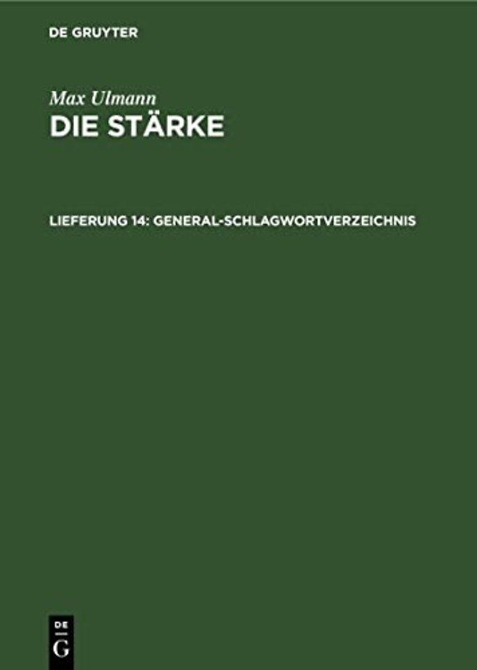 General-Schlagwortverzeichnis