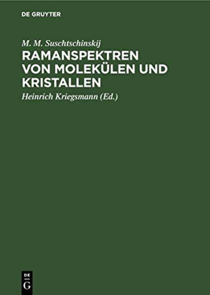 Ramanspektren von Molekülen und Kristallen