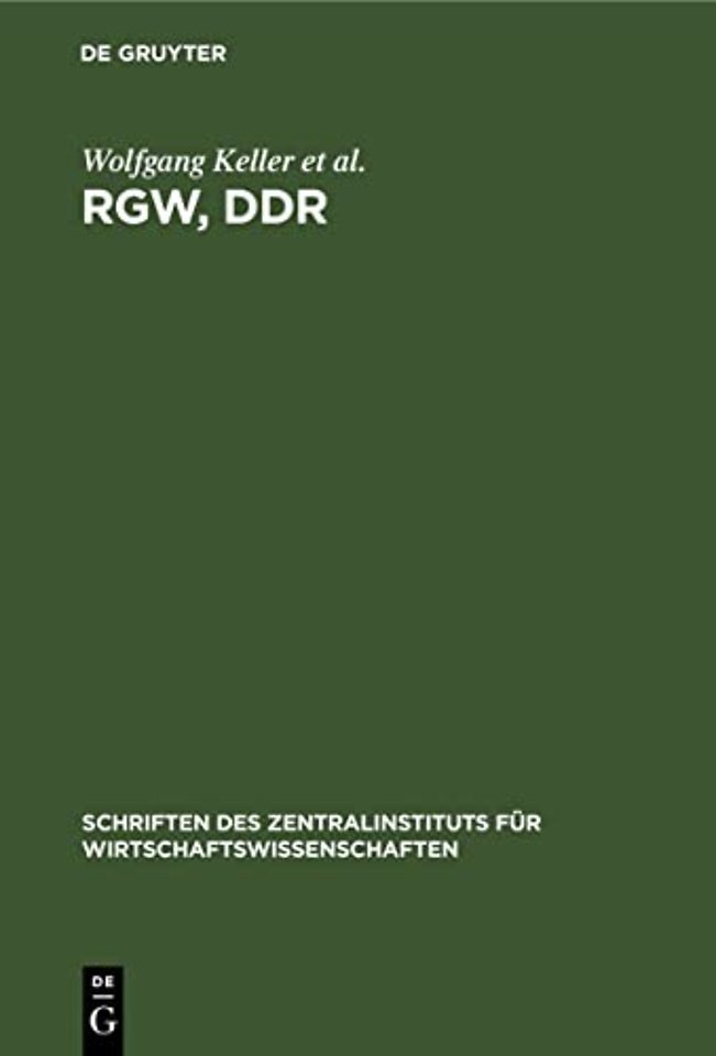RGW, DDR – 25 Jahre Zusammenarbeit