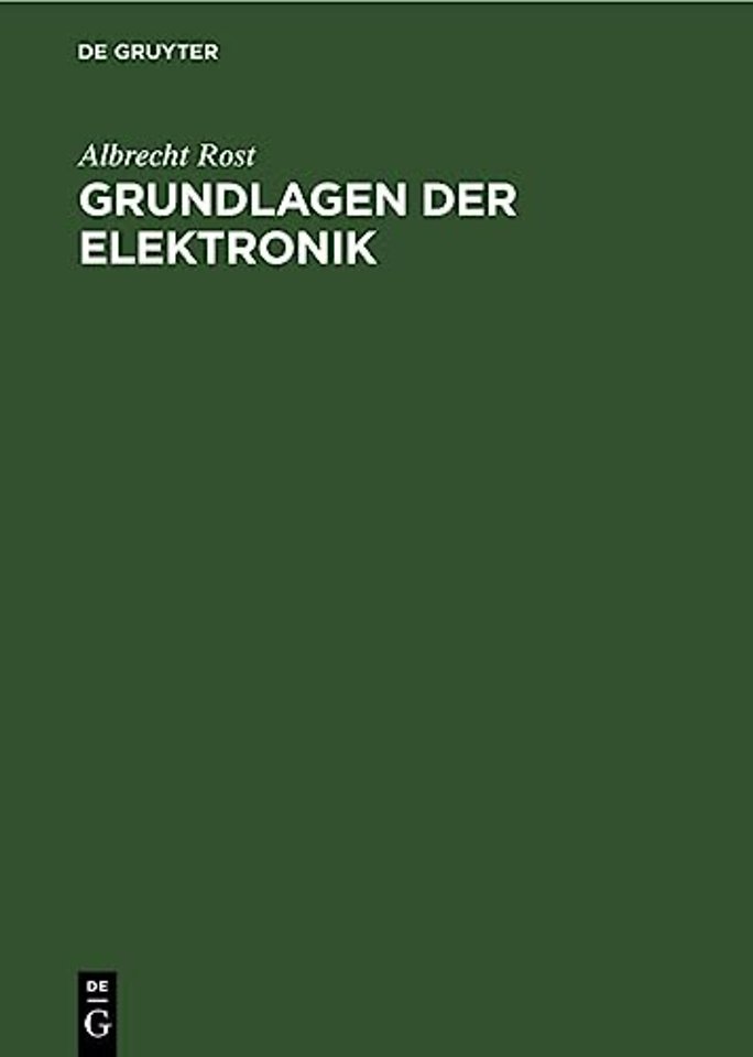 Grundlagen Der Elektronik