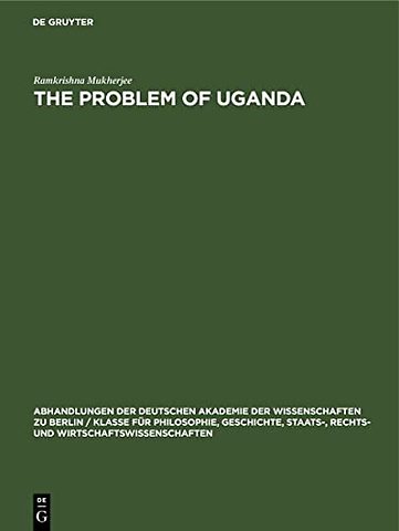 The Problem of Uganda – A Study in Acculturation