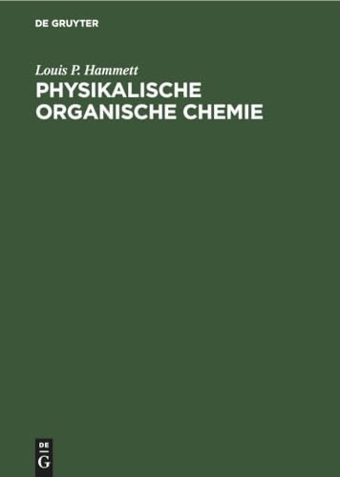 Physikalische Organische Chemie