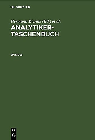 Analytiker–Taschenbuch. Band 2