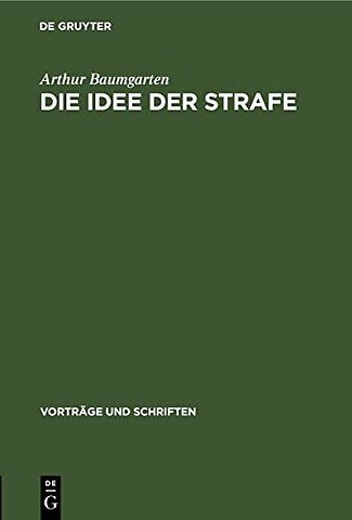 Die Idee Der Strafe