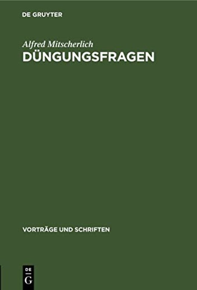Dungungsfragen