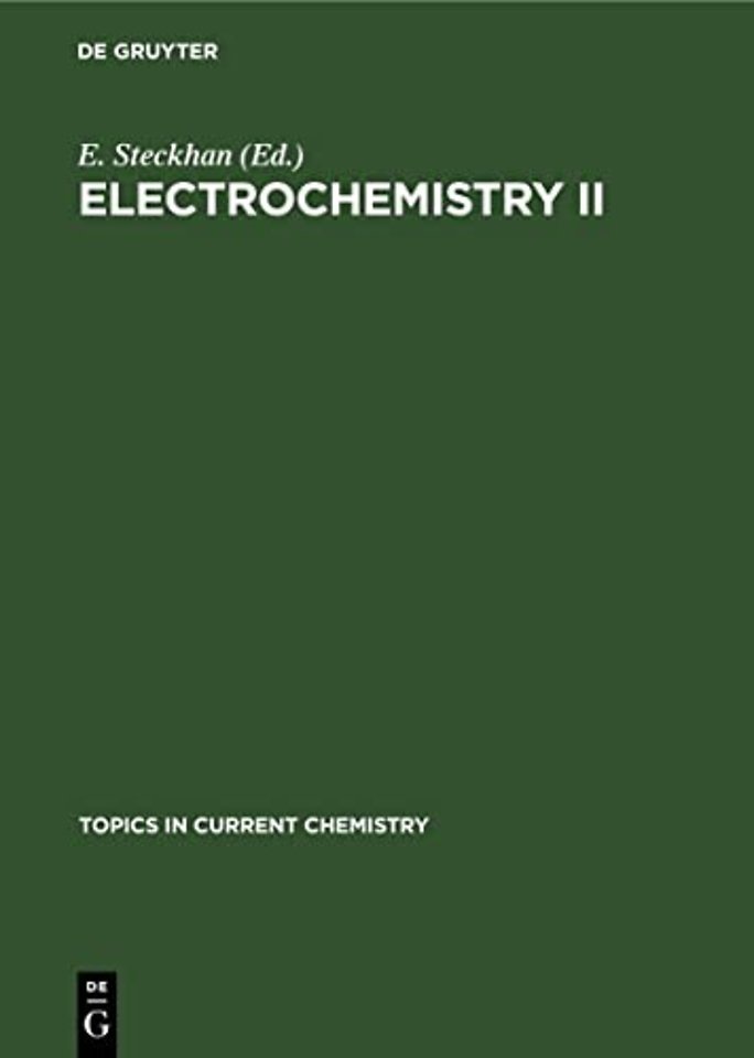 Electrochemistry II