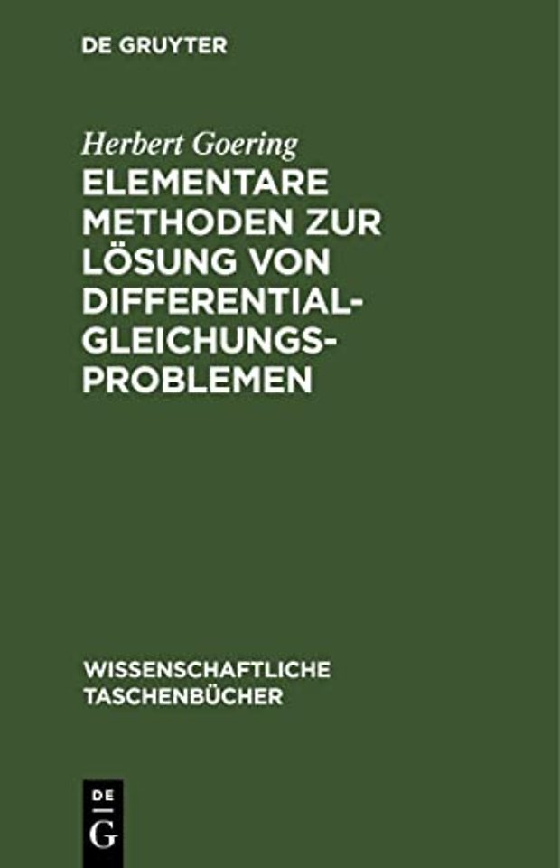 Elementare Methoden Zur Losung Von Differentialgleichungsproblemen