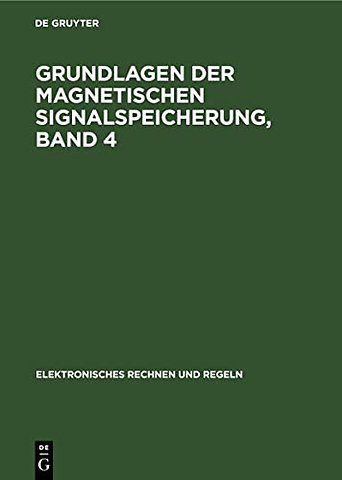 Digitalbandspeicher. Transportwerke Fur Die Digitale Datenspeicherung Auf Magnetband