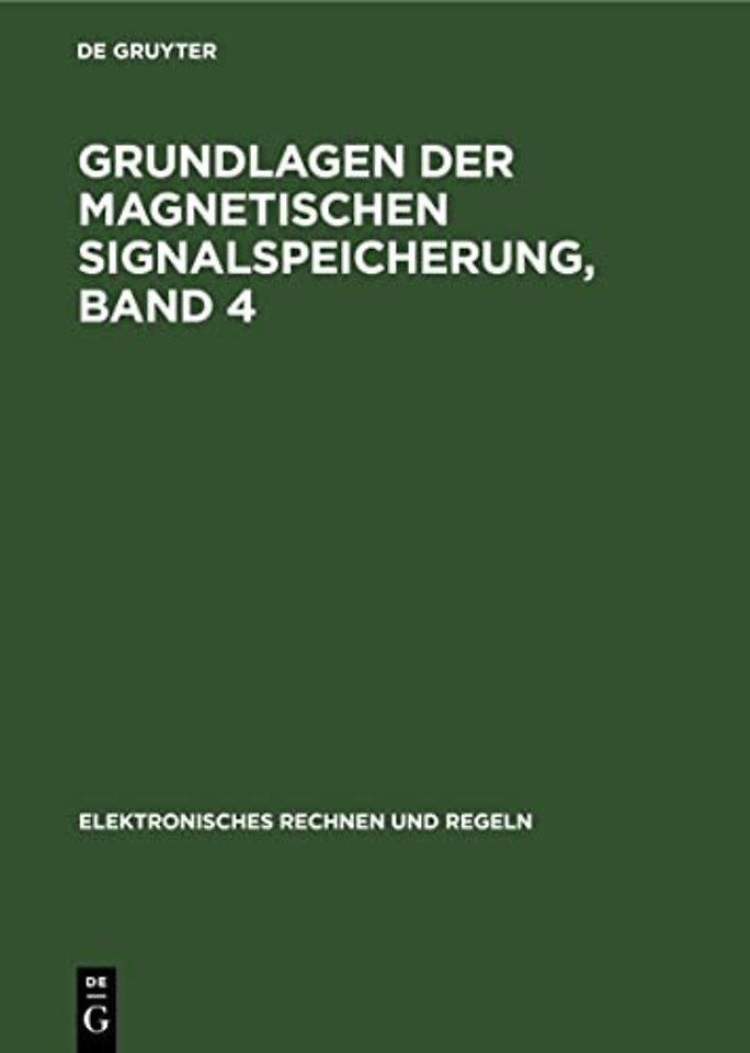 Digitalbandspeicher. Transportwerke Fur Die Digitale Datenspeicherung Auf Magnetband