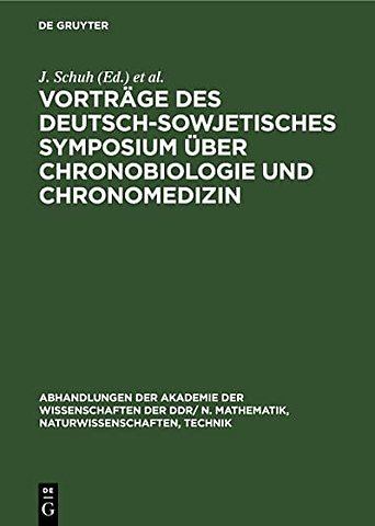 Vorträge des Deutsch–Sowjetisches Symposium über – vom 10.–15. Juli 1978 in Halle/Saale