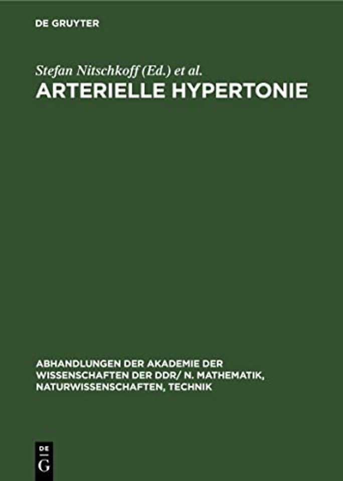 Arterielle Hypertonie – 3. Deutsch.–Sowjet. Symposium vom 22.–25. Jan. 1980 in Berlin