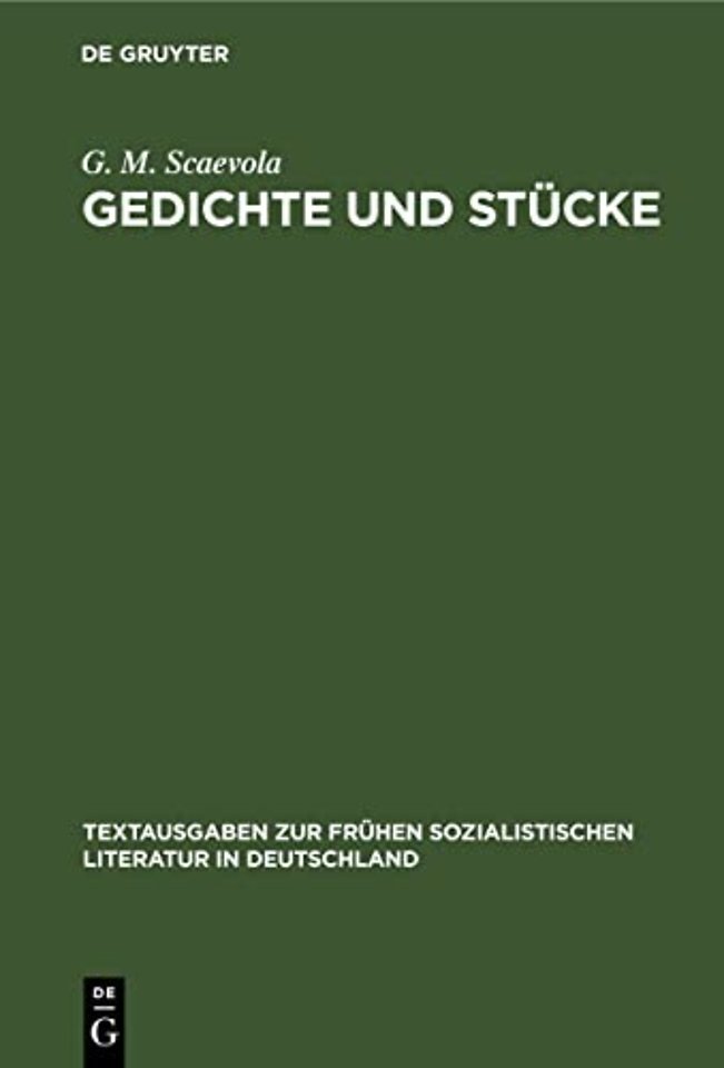 Gedichte und Stücke