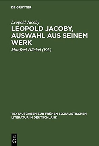 Leopold Jacoby, Auswahl Aus Seinem Werk