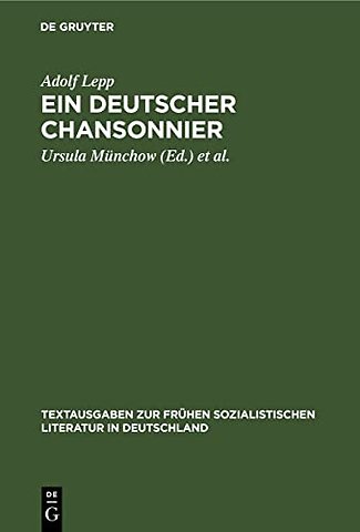Ein deutscher Chansonnier – Aus dem Schaffen Adolf Lepps