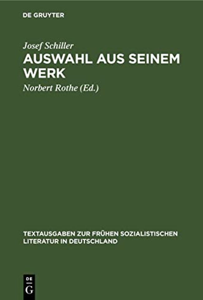 Auswahl aus seinem Werk