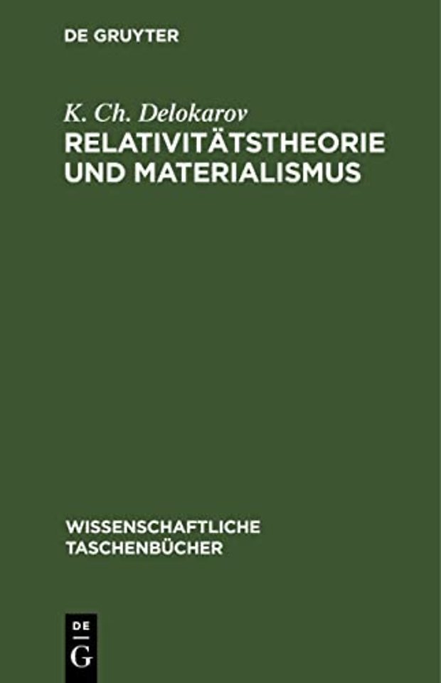 Relativitatstheorie Und Materialismus